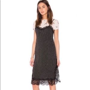 EUC FP POLKA DOT SLIP DRESS
